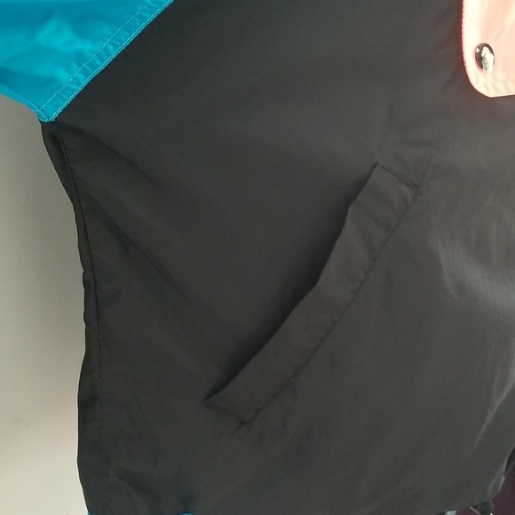 90s Vintage DKP Dopamine Neon Retro Windbreaker Kangaroo Pocket - Picture 5 of 6